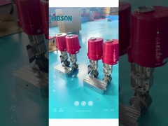 বৈদ্যুতিক উচ্চ-তাপমাত্রা সম্পন্ন তিনমুখী সিরামিক ভালভ