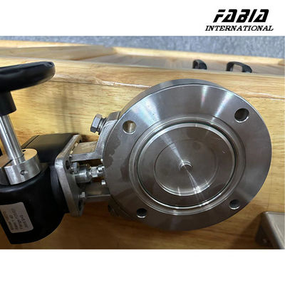Electric High Vacuum Rated Stainless Steel Butterfly Valve  For Food And Beverage