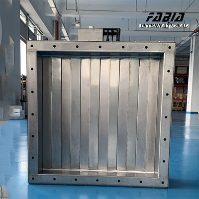 500 * 500 স্টেইনলেস স্টীল Louver ভালভ ধুলো সংগ্রহ এবং ফিল্টারেশন সিস্টেমের জন্য যথার্থ প্রবাহ নিয়ন্ত্রণ